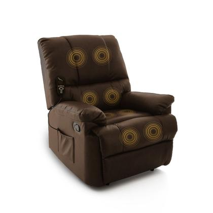 Imagem de Poltrona Massageadora do Papai Reclinável Relaxmedic - Marrom
