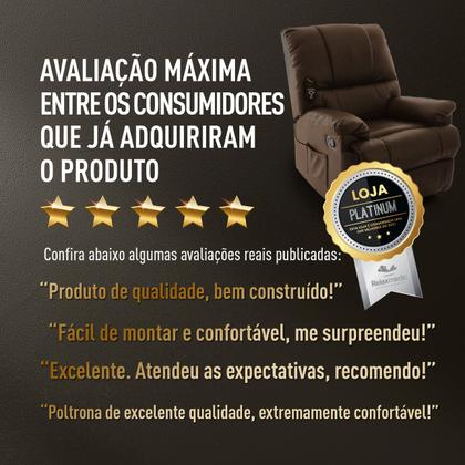 Imagem de Poltrona Massageadora do Papai Reclinável Relaxmedic - Preta