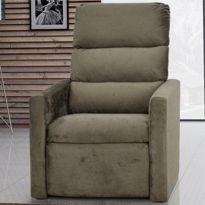 Imagem de Poltrona Matrix do Papai Turin em tecido sued - Marrom