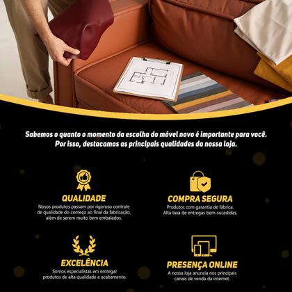Imagem de Poltrona Namoradeira Orgânica Plaza 2m Redondo Bouclê Cinza SOFA STORE