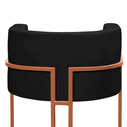 Imagem de Poltrona Nayara com Suporte Bronze