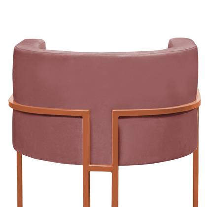 Imagem de Poltrona Nayara com Suporte Bronze