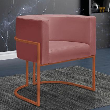 Imagem de Poltrona Nayara com Suporte Bronze