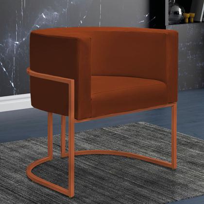 Imagem de Poltrona Nayara com Suporte Bronze