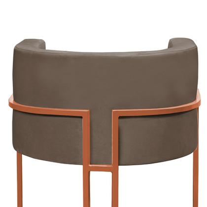 Imagem de Poltrona Nayara com Suporte Bronze