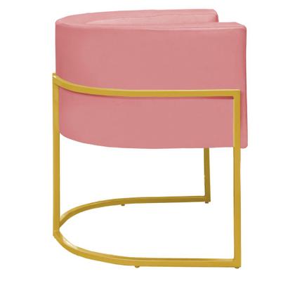 Imagem de Poltrona Nayara com Suporte Dourado