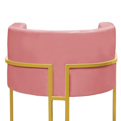 Imagem de Poltrona Nayara com Suporte Dourado