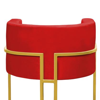 Imagem de Poltrona Nayara com Suporte Dourado