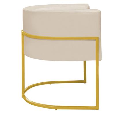 Imagem de Poltrona Nayara com Suporte Dourado