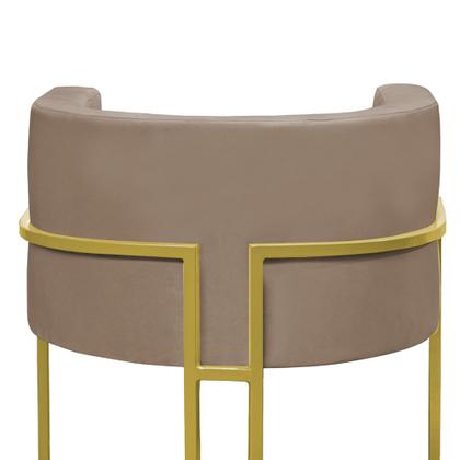 Imagem de Poltrona Nayara com Suporte Dourado