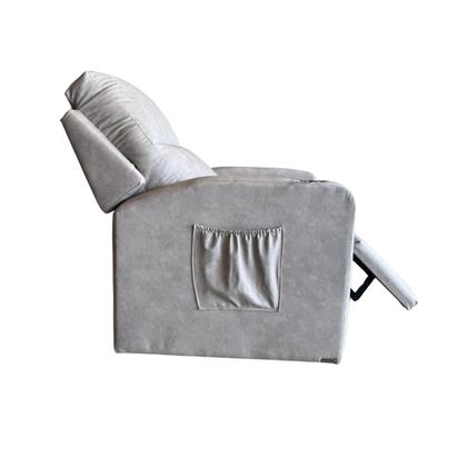 Poltrona Papai Com Porta Copo Reclinável Massageador material sintético - Estofados Rezende Imagem de Poltrona Papai Com Porta Copo Reclinável Massageador material sintético