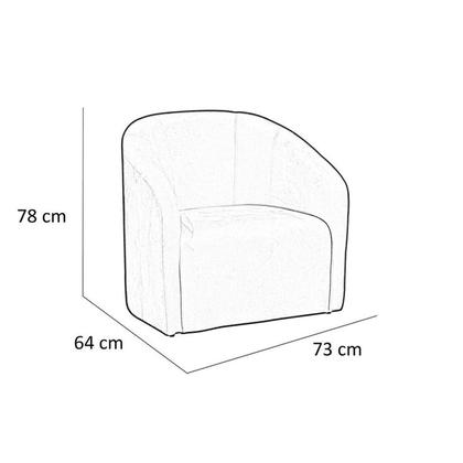 Imagem de Poltrona para Sala de Estar Boucle Lara