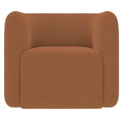 Imagem de Poltrona Para Sala De Estar Decorativa Kit Com 2 Maggie K04 Bouclê Terracota Mpozenato