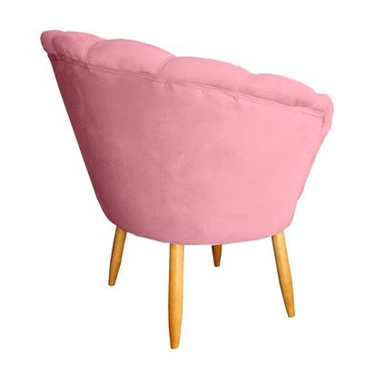 Imagem de Poltrona Petala Girassol De Decoração Confortável Para Recepção - Veludo - Sv Decor