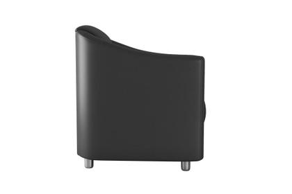 Imagem de Poltrona Recepção Decorativa Bia Sintetico Preto Matrix