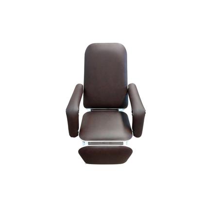 Poltrona Reclinável 4 Posições Hospitalar Descanso Standard Marrom - Metal Solution Imagem de Poltrona Reclinável 4 Posições Hospitalar Descanso Standard Marrom