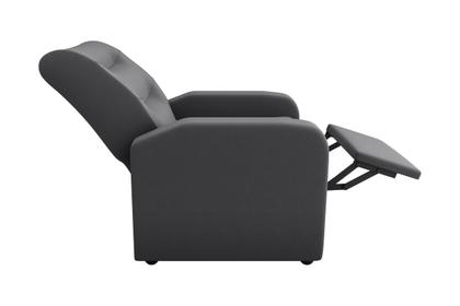 Imagem de Poltrona Reclinável Classic Suede Cinza B250 - Matrix
