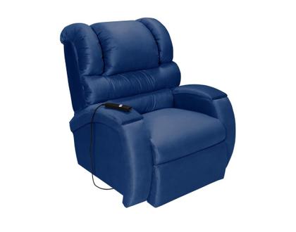 Imagem de Poltrona Reclinável Imperial Zero Wall Motorizada Cadeira Papai Mamãe Suede