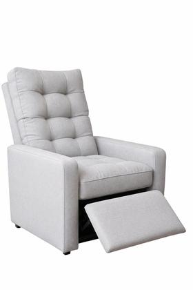 Imagem de Poltrona Reclinável Marin em Linho  Ideal para Sala, Decoração e Relaxar