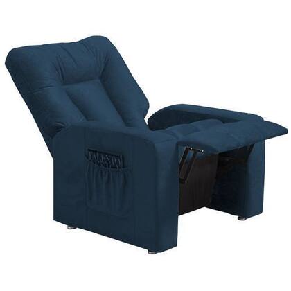 Imagem de Poltrona Reclinável Pallas Mx5 Suede Azul Petróleo Matrix
