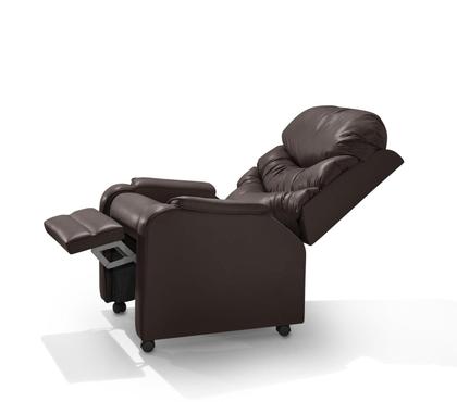 Imagem de Poltrona Reclinável Papai Luxo D28 Estética Com Rodízio - Corano Marrom