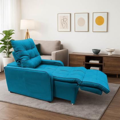 Imagem de Poltrona Retratil E Reclinavel Azera Com Apoio De Pe Regulavel