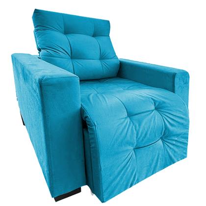 Imagem de Poltrona Retratil  e Reclinável Com Apoio De Pe Espanha Mais Sofa Pet Bob Diversas Cores