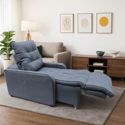 Imagem de Poltrona Retratil E Reclinavel Com Apoio De Pe Regulavel