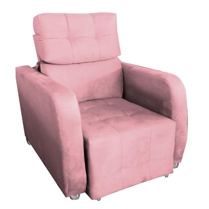 Imagem de Poltrona Retrátil e Reclinável Com Encosto de 4 Regulagens Sala De Estar Poltrona De Descanso Papai e Mamãe Safira 1 Peça