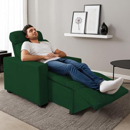 Imagem de Poltrona Retratil e Reclinavel Com Rodape Reclinavel Madri