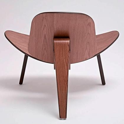 Imagem de Poltrona Shell Base Lâmina Especial Pau Ferro Várias Cores - Datelli Design