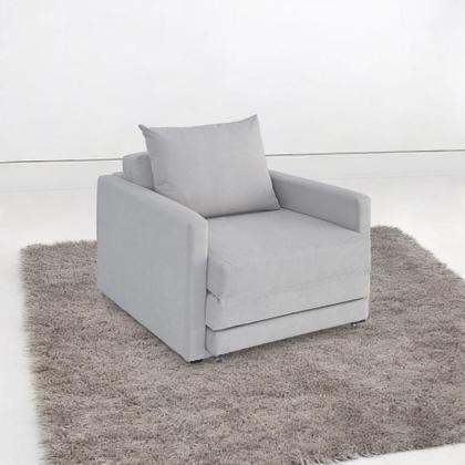 Imagem de Poltrona Sofá Cama Solteiro 85cm Trento Estofama