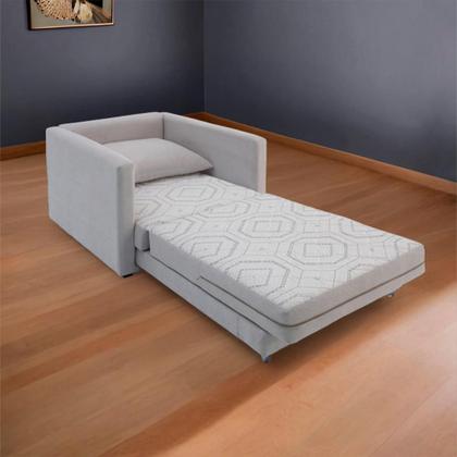 Imagem de Poltrona Sofá Cama Solteiro 85cm Trento Estofama