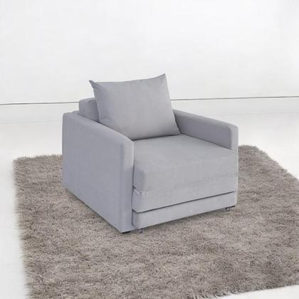 Imagem de Poltrona Sofá Cama Solteiro 85cm Trento Estofama