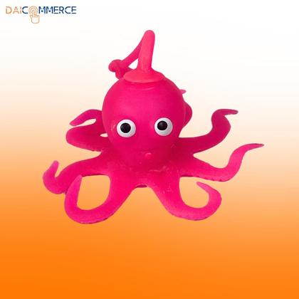 Imagem de Polvo de Apertar com Luz Squishy Fidget Toys Anti Ansiedade Stress 