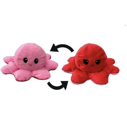 Imagem de Polvo de Pelúcia Com Humor Bravo e Feliz