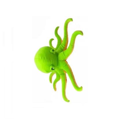 Imagem de Polvo de Pelúcia Verde 28 cm Antialérgico