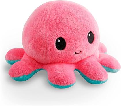 Imagem de Polvo reversível Plushie TeeTurtle rosa + Aqua 10 cm