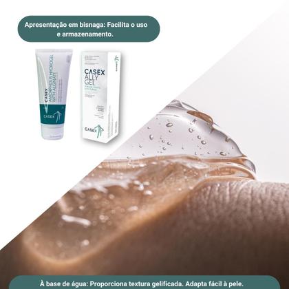 Imagem de Pomada Ally Gel Hidrogel Casex 30g  Kit com 3 Unidades para Feridas e Queimaduras, Hidratante, Curativo