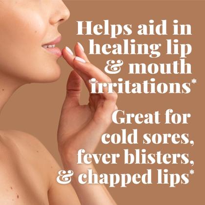 Imagem de Pomada Basic Brands para tratamento de herpes labial com L-lisina, 26 ml, pacote com 4