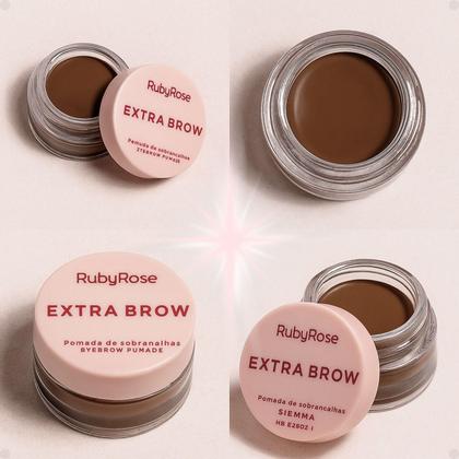 Imagem de Pomada de Sobrancelhas Ruby Rose Extra Brow Sepia Hb-E2502-3
