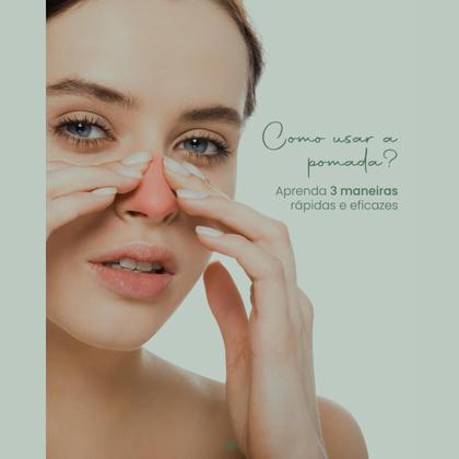 Imagem de Pomada Descongestionante Nasal Bom Médico Com Mentol Cânfora E Óleo De Eucalipto Abelha Rainha REF 3551