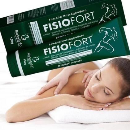 Imagem de Pomada Desodorante Massageadora Bio Instinto Fisiofort Bisnaga 150g Kit Promocional 11 Unidades