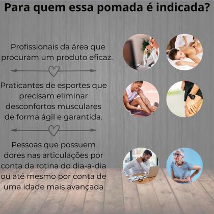 Imagem de Pomada Fisiofort Preta Premium Pote Original Extra-Forte 240g