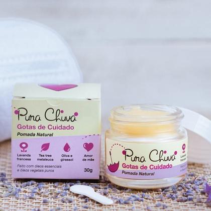 Imagem de Pomada Natural Gotas de Cuidado Baby, com Lavanda e Tea Tree, regeneradora e protetora da pele, 30g