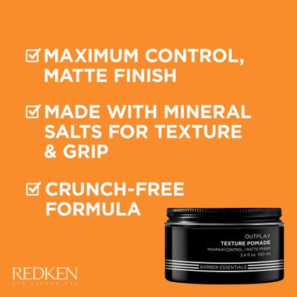Imagem de Pomada Redken Brews para Homens - Textura Máxima Resistência (100ml)