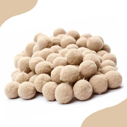 Imagem de Pompom Bege Areia - 20Mm Pacote Com 100 Unidades - Nybc