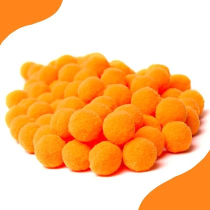 Imagem de Pompom Laranja - 14Mm Pacote Com 100 Unidades - Nybc