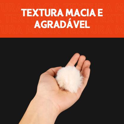 Imagem de Pompom - Pelúcia 50 Mm - 50 Unidades - Bege Natural - Nº: 296- Nybc