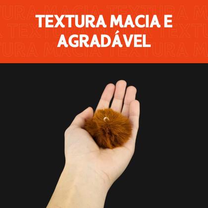 Imagem de Pompom - Pelúcia 50 Mm - 50 Unidades - Marrom Havana - Nº: 290 - Nybc